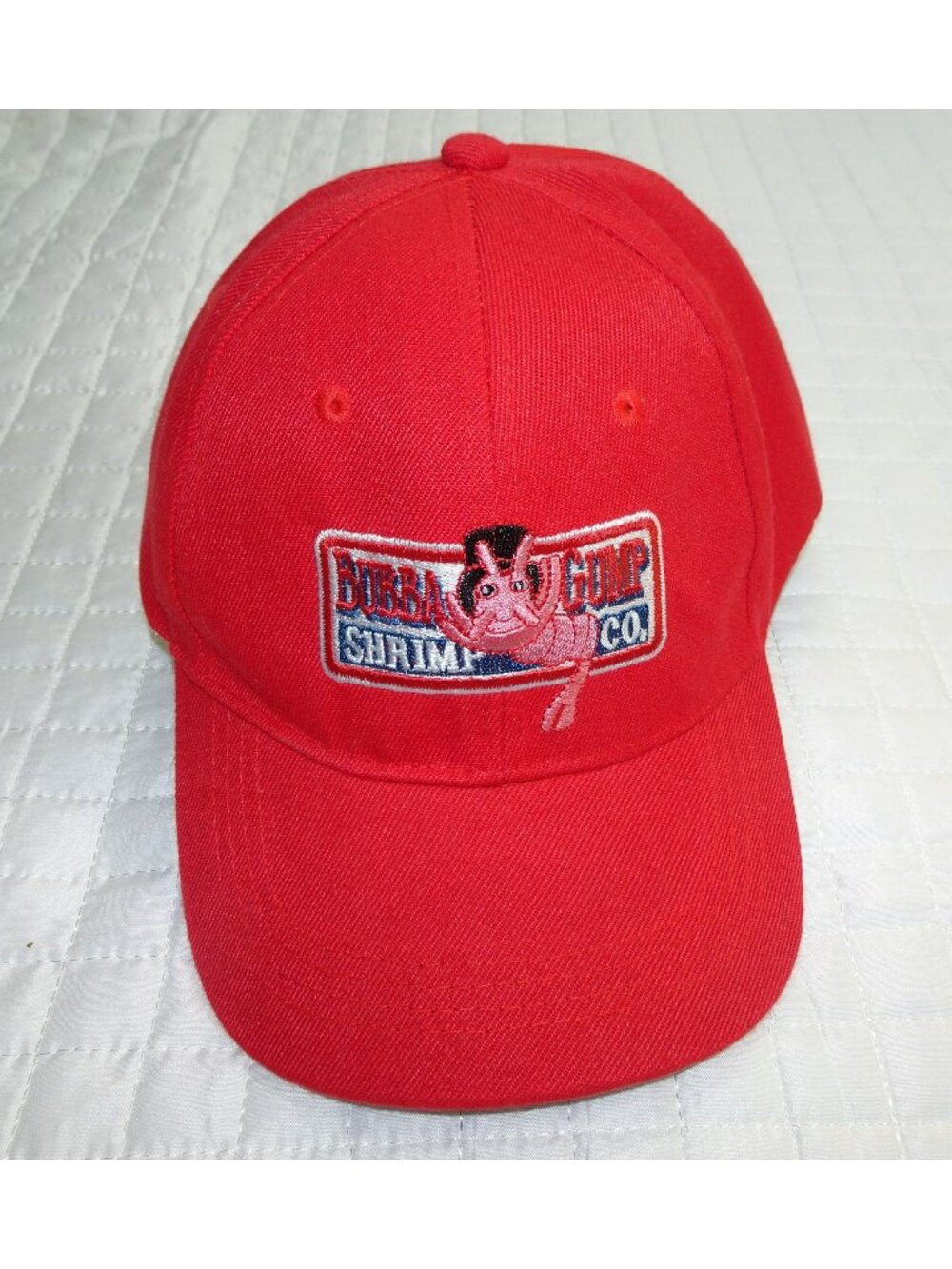 Bubba Gump Red Adjustable Red Hat Cap